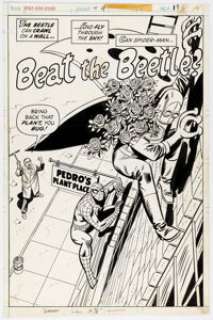 Win Mortimer and Mike Esposito Spidey Super Stories #4 Splash Page 1 Original Art (Marvel, 1975). | Heritage