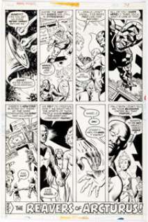 Al Milgrom and Bob Wiacek Marvel Presents #7 Guardians of the Galaxy Story Page 17 Original Art (Marvel, 1976). | Heritage