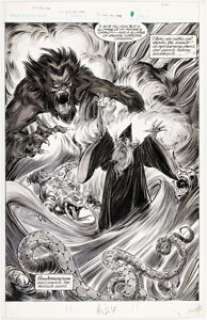 John Buscema, Tom Palmer, and John Tartaglione Marvel Preview #22 Merlin Splash Page 22 Original Art (Marvel, 1980). | Heritage