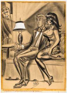 Bill Ward Jest May-1962 Single Panel Gag Cartoon Illustration Original Art (Humorama, 1962). | Heritage