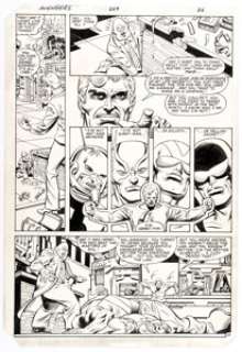 Al Milgrom and Joe Sinnott The Avengers #229 Hank Pym Story Page 20 Original Art (Marvel, 1983). | Heritage