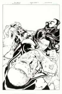 Brad Walker and Andrew Hennessy Green Lanterns #24 Cover Original Art (DC, 2017).