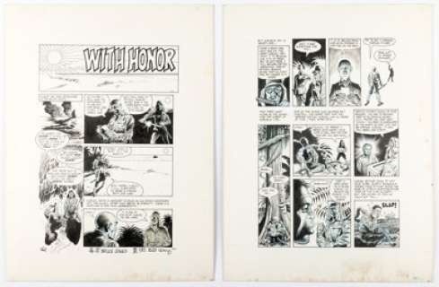 Bill Wray Twisted Tales #3 Complete 4-Page Story Original Art (Pacific Comics, 1983). (Total: 4 Original Art)