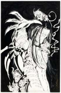 Anthony Winn - The Darkness Pin-Up Original Art (Top Cow, 1996). | Heritage