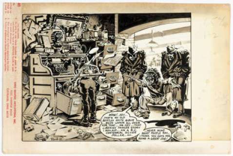 Rand Holmes Georgia Straight Editorial Illustration Original Art (Overstory Media Group, 1977). | Heritage