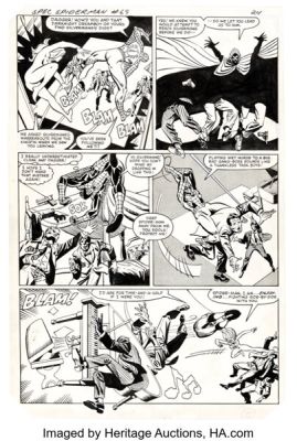 Ed Hannigan and Al Milgrom The Spectacular Spider-Man #69 Story Page 18 Original Art (Marvel, 1982). | Heritage