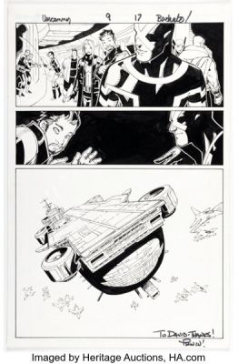 Chris Bachalo and Mark Irwin Uncanny X-Men #9 Story Page 17 Original Art (Marvel, 2013).