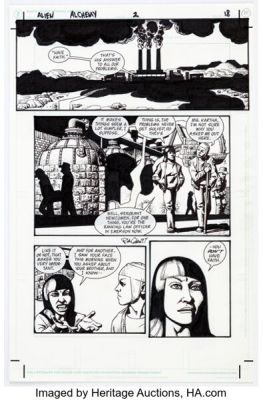 Richard Corben Aliens: Alchemy #2 Story Page 17 Original Art (Dark Horse, 1997). | Heritage