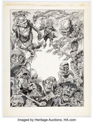 Rudy Palais - Horror Specialty Illustration Original Art (1993). | Heritage