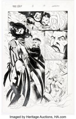 Lee Garbett and David Meikis Fear Itself: The Deep #3 Story Page 17 Original Art (Marvel, 2011).