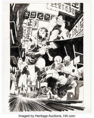 Matteo Scalera Black Science Splash Page 18 Original Art (Image, 2017).