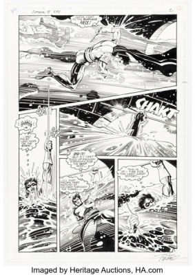 Jim Aparo and Tom Mandrake Batman #494 Robin Story Page 2 Original Art (DC, 1993). | Heritage