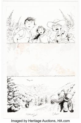 Christopher Herndon Terra Tempo: Ice Age Cataclysm Cover Original Art (Craigmore Creations, 2010). | Heritage