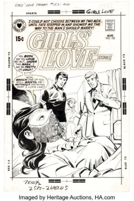 Dick Giordano Girls’ Love Stories #153 Cover Original Art (DC, 1970). | Heritage