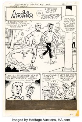 Al Hartley and Jon D’Agostino Everything’s Archie #3 Story Page 1 Original Art (Archie, 1969). | Heritage