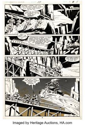 Don Perlin Ghost Rider #39 Story Page 4 Original Art (Marvel, 1979). | Heritage