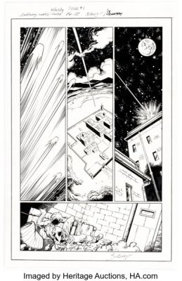 Mark Bagley and Andrew Hennessy Infinity Wars: Infinity #1 Story Page 10 Original Art (Marvel, 2019). | Heritage