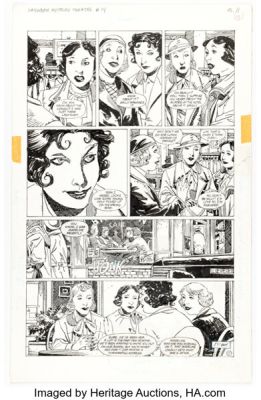 Guy Davis Sandman Mystery Theatre #14 Story Page 11 Original Art (DC/Vertigo, 1994). | Heritage