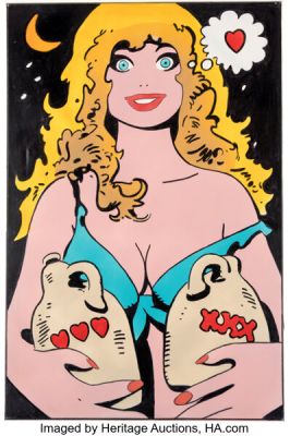 Frank Thorne - Moonshine McJuggs from Playboy Painting Original Art (2019). | Heritage