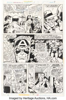 Frank Robbins and Vince Colletta Giant-Size Invaders #1 Story Page 5 Original Art (Marvel, 1975). | Heritage