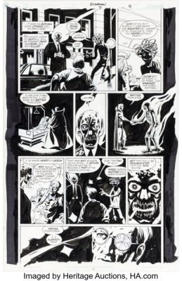 Peter Snejbjerg Starman #71 Story Page 4 Original Art (DC, 2000). | Heritage