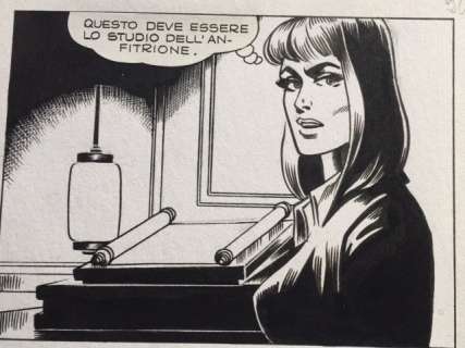 Satanik n. 86 - tavola originale "10 Cents di resto" - Page volante - (1968) | Catawiki