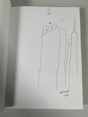 Sempé (Jean-Jacques). Sempé À New York. Éditions Denoël Et Éditions Martine Gossieaux, 2009. | In-4. Dédicace de Jean-Jacques Sempé (dessin à l’encre figurant… | misc / divers