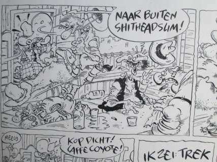 Schreurs, Eric - Originele pagina - Joop Klepzeiker - Joe Clapsucker vs Shithead Slim (1993) | Catawiki