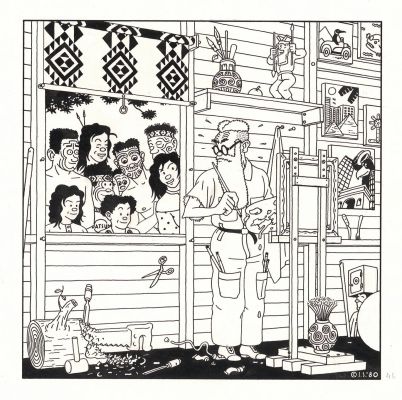 Joost SWARTE (né en 1947) - Lot 127 : L‘artiste