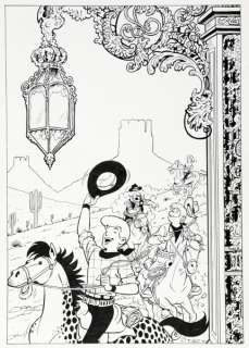 Tibet | Chick Bill, illustration Ã  l’encre de Chine réal… | Banque Dessinée