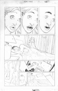 Micah J Gunnell - Heroes (Web Comic) ‘Faces‘ P.1 - 5 Pager - Signed