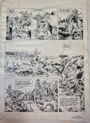 Franz Jugurtha (La... | Lot 326 - FRANZ Jugurtha (La tactique du bélier), planche originale... | Nice Enchères