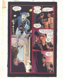 John Kalisz, Steve Yeowell, Wade Von Grawbadger - starman #47 p. 16 color guide art - the black pirate - 1998