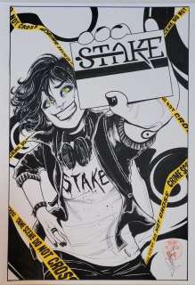 Francesca Fantini Original Stake Trade Paperback Cover | Kirby’s Comic Art