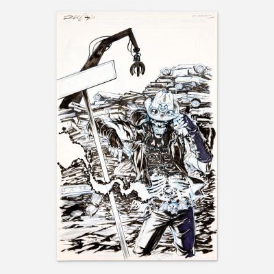 Lot 354 - Tim Seeley, Evil Ernie #1 Cover Original Art (Dynamite Comics, 2014) | Landry Pop Auctions