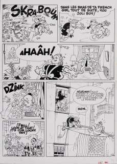 Greg | Achille Talon, planche n°29 Ã  l’encre de Chine d… | Banque Dessinée