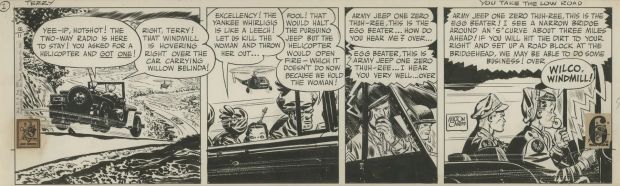 Milton Caniff (1907-1988) Terry... | Lot 22 - Milton CANIFF (1907-1988) Terry and the Pirates Encre... | Tessier Sarrou