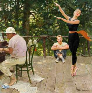 TOM LOVELL (1909-1997) "Island Summer." [COLLIERS / BALLET] | Swann Galleries