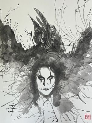 David Mack | The Crow, in Memory of Brandon Lee Tribute 9 2026 | Kirby’s Comic Art