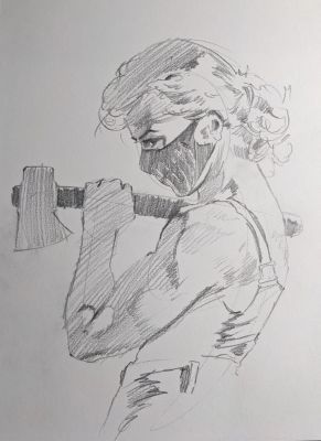 Ito | Something is Killing the Children #47 Jessica Slaughter Pencil Prelim | Kirby’s Comic Art