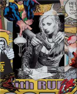 Eric Liot & Jean-Claude Claeys - Signe te plait Techniques mixtes sur panneau