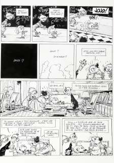 Geerts | Jojo, planche n°17 Ã  l’encre de Chine de l’épis… | Banque Dessinée