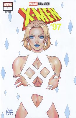 Eric Chen | Emma Frost Negative Space on blank cover | Raremarq (Buy It Now)
