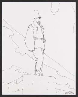 Jean Giraud (Moebius) | Jean Giraud (Moebius) Signed Drawing | RR Auction