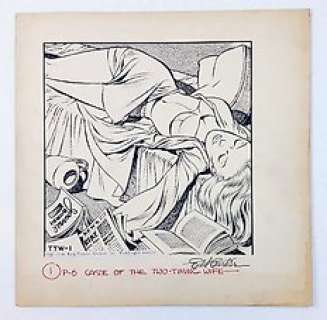 Edd Cartier - Original Art n.6 "Case of the Two-Timing Wife" - Loose page - First edition - (1948) | Catawiki