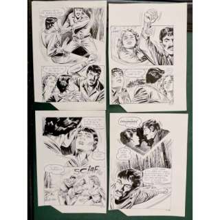 GABAGLIO Mon premier amour lot de 4 planches 36 à 39 | YakaBD