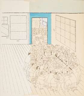 A satirical take on art gallery openings | misc / divers