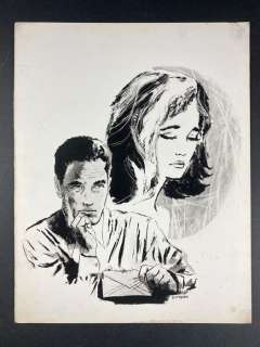 Guido Crepax - illustrazione originale con autoritratto "Un’indagine di polizia" - Loose page | Catawiki