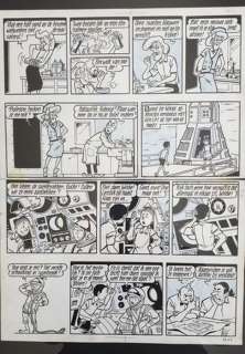 Vandersteen, Willy - Originele pagina (p.23) - Suske en Wiske - De apekermis - (1965) | Catawiki