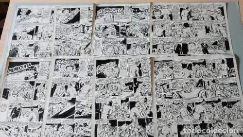JUAN MARTINEZ OSETE - MUÑEQUITA - ORIGINAL - 8 PAGINAS 43x34cm
